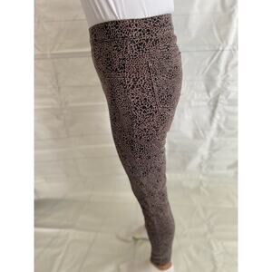 SPANX Ankle Jean-ish Leggings Desert Dot Women's Size LARGE